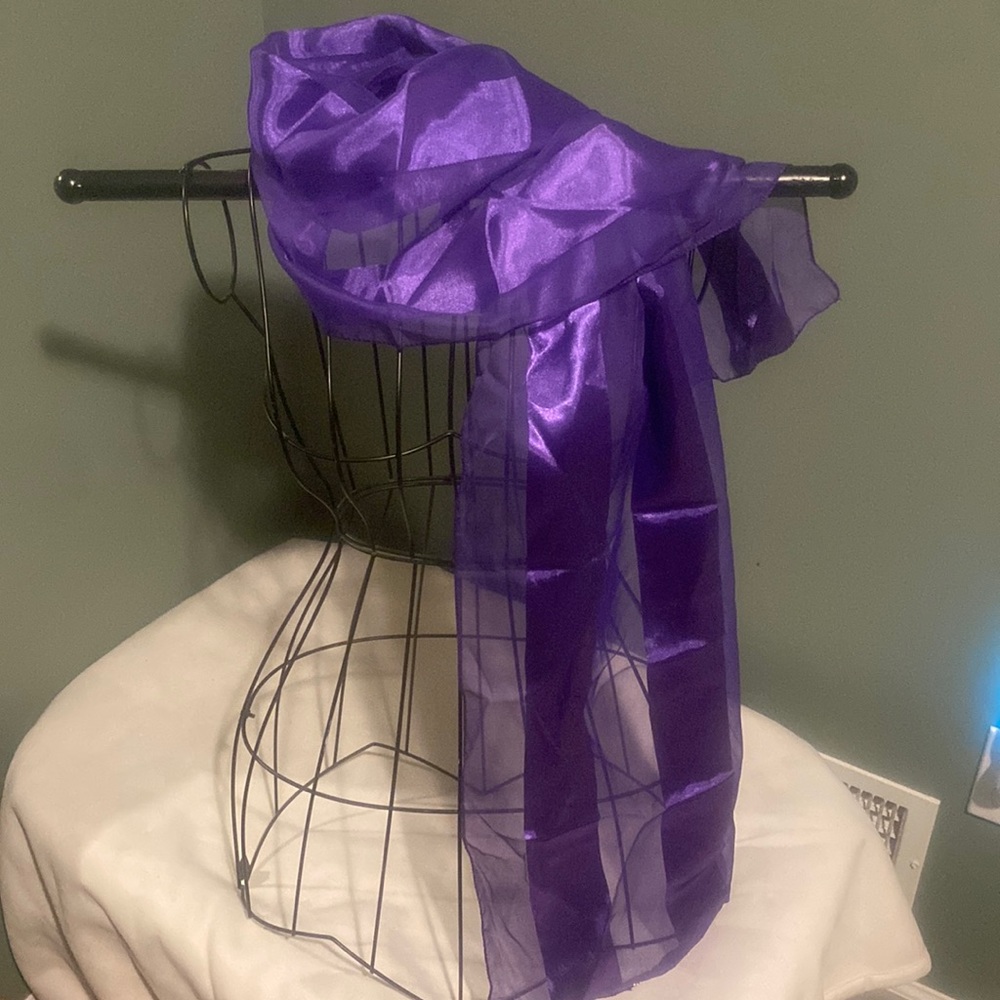 Purple scarf